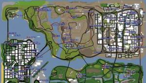 Карты GTA: San Andreas Gta sa все граффити